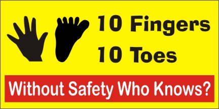 10 Fingers, 10 Toes, Without Safety, Who Knows? Banner
