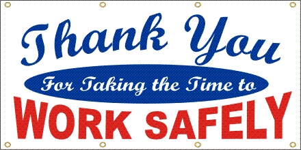 Thank You Safety banner