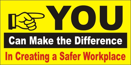 You Can Make A Difference Safety Banner